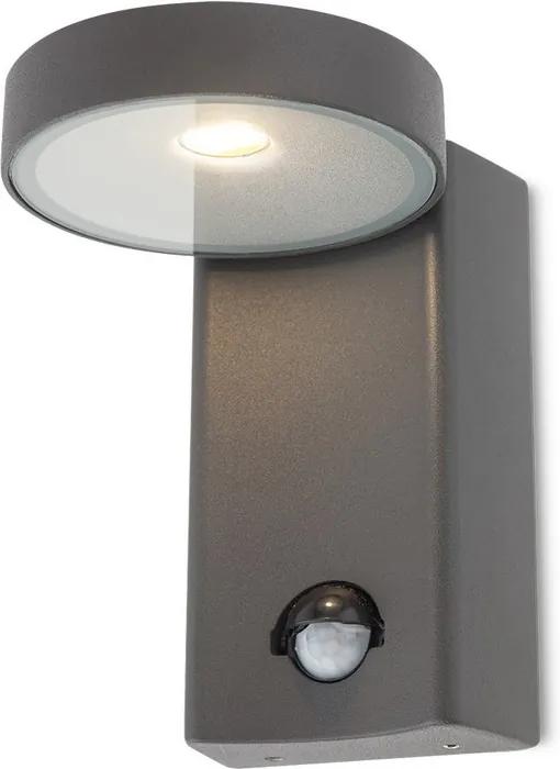Redo Redo 9196 - LED Vonkajšie nástenné svietidlo BIRKEN LED/10W/230V IP54 senzor UN0369