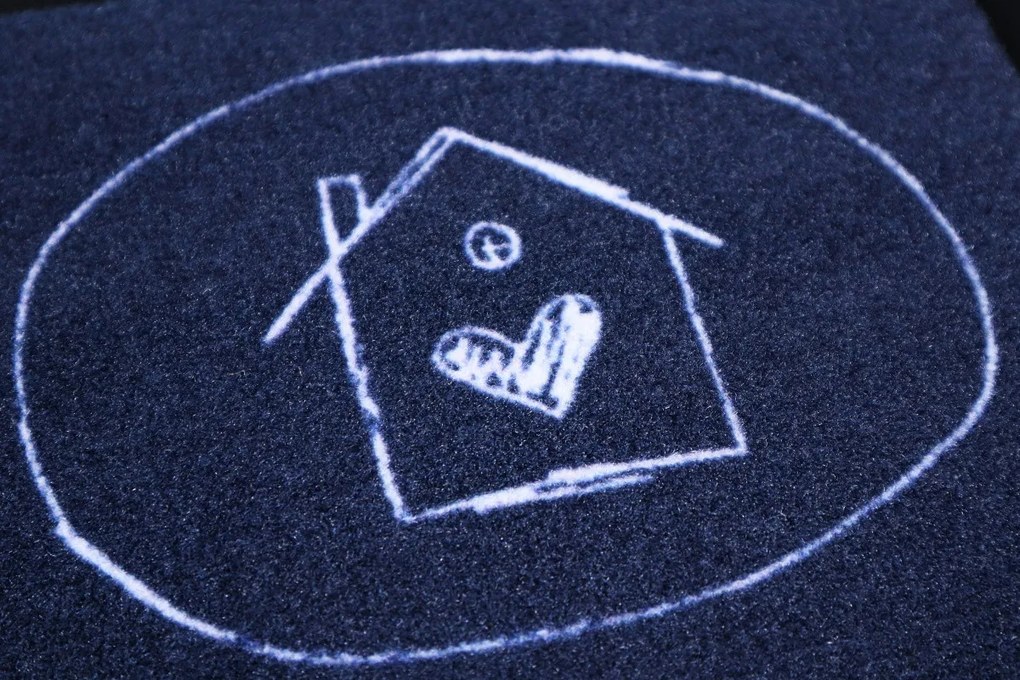 Rohožka Konečne DOMA 40x60 cm, 40x60, modrá, Mercury Flooring