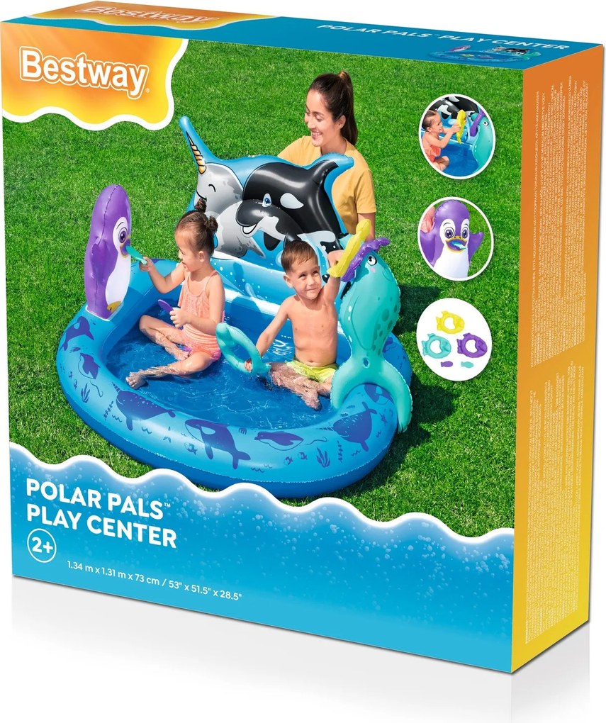 CH NAFUKOVACIE IHRISKO / POLAR PALS BAZÉN NA PÁDLOVANIE 1,34 X 1,31 X 73 M *2120