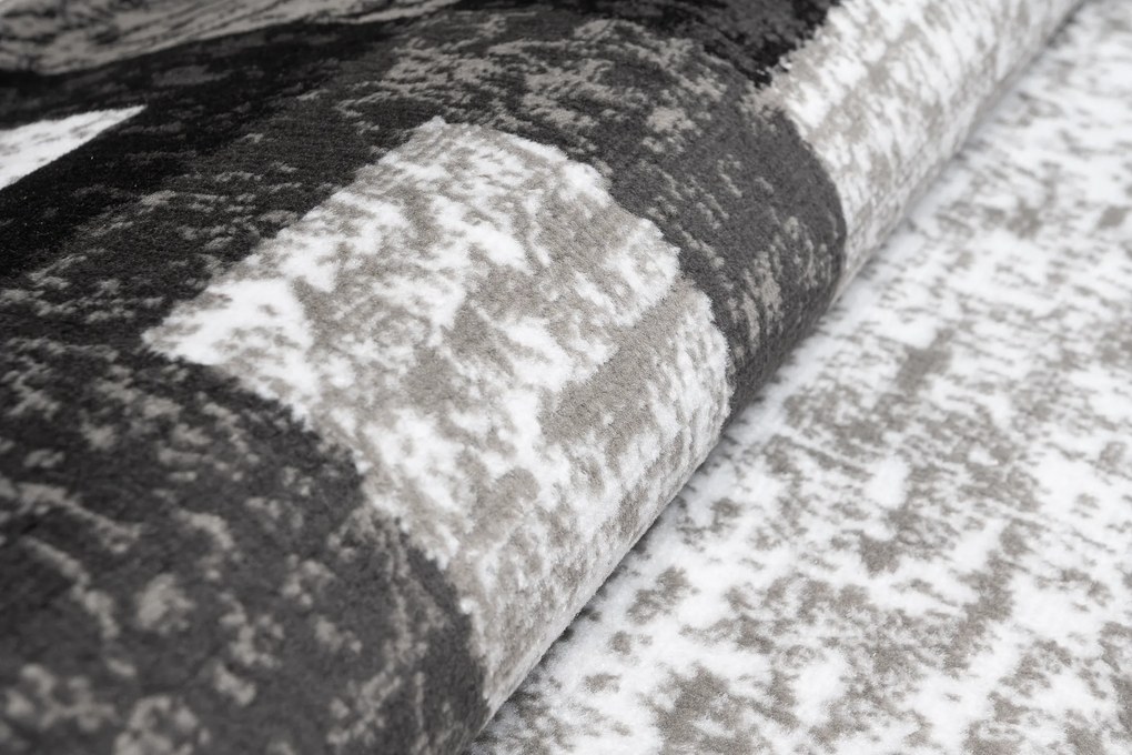 TA Koberec K871A GRAY CHEAP PP CRM Sivý Obdĺžnikový Rozmer: 60x100 cm