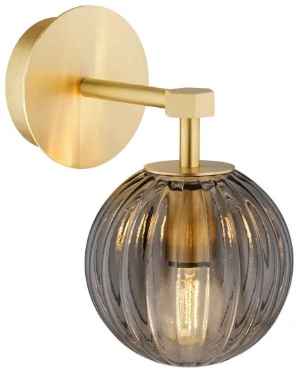 Argon 8508 - Nástenná lampa PALOMA 1xE14/7W/230V zlatá/čierna