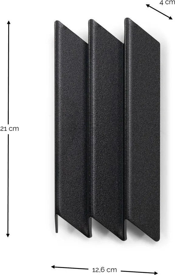 Sivozelený kovový nástenný vešiak 13 cm Sensu – Spinder Design