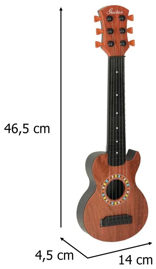 KIK detská klasická gitara 1/8, 6 strún, 46,5 cm