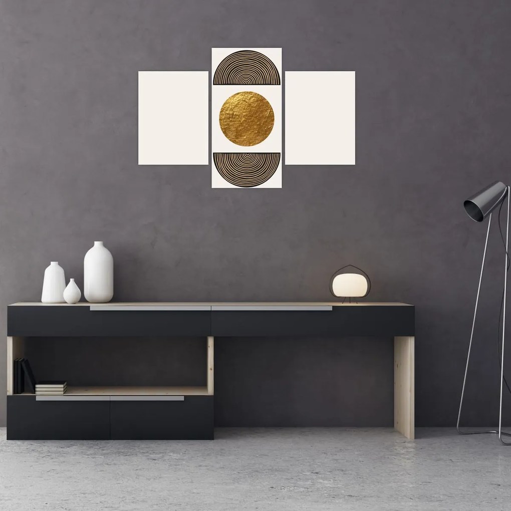 Obraz - Zlatý ornament N⁰1 (90x60 cm)