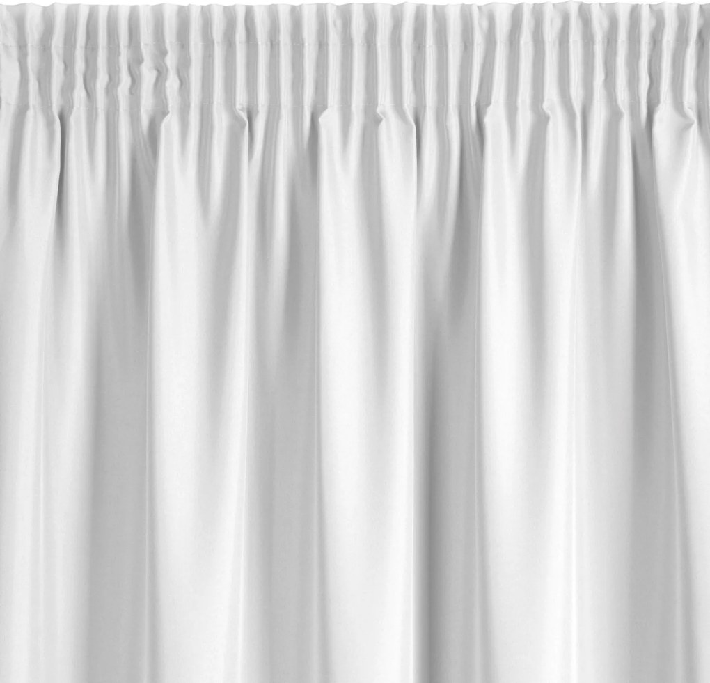 ZÁVES NA PÁSKE RITA 140X270 CM BIELA