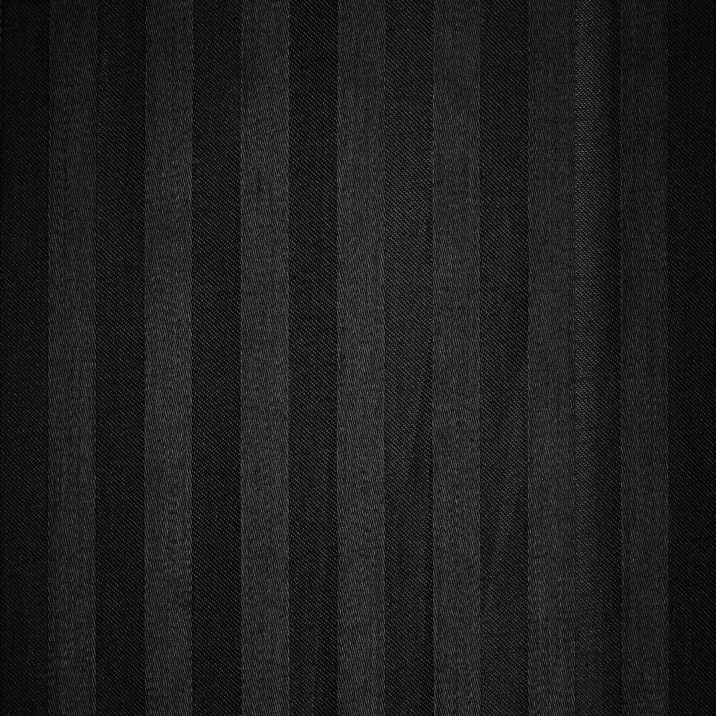 SATÉNOVÉ OBLIEČKY VERA 200X220 CM, 2 KS 70X80 CM ČIERNE