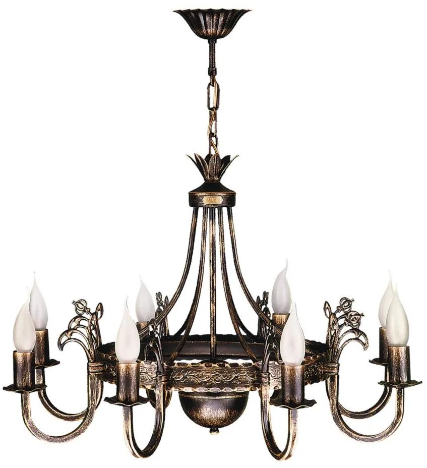 Jupiter 225 - KO 8 - Luster závesný KORONA 8xE14/40W/230V