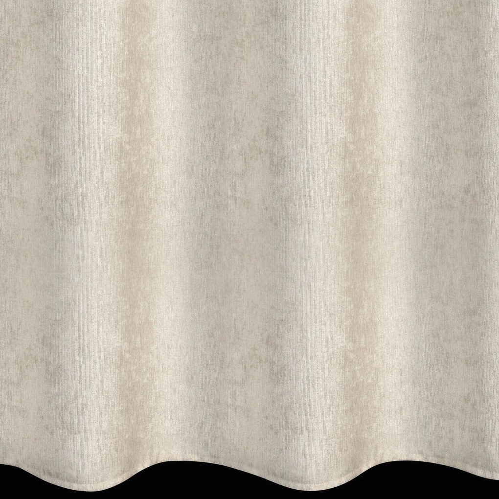 ZÁVES NA KRÚŽKOCH GWEN 140X250 CM BÉŽOVÁ