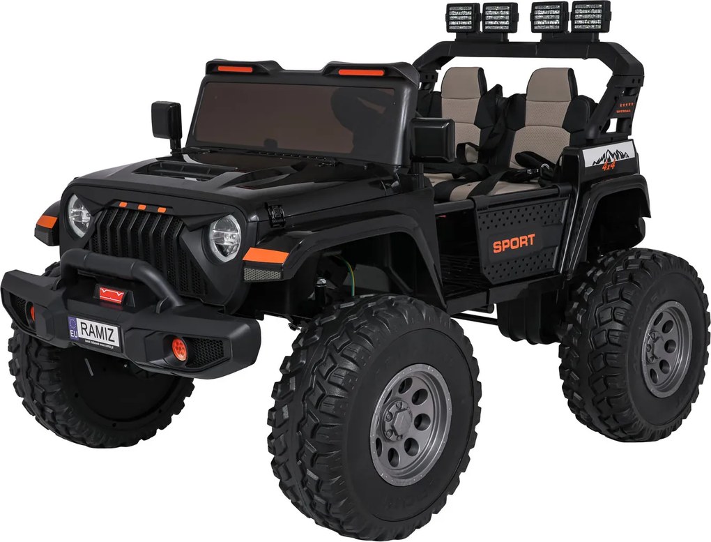Ramiz Extrémne športové vozidlo 4x4 s premenlivou veľkosťou čierne