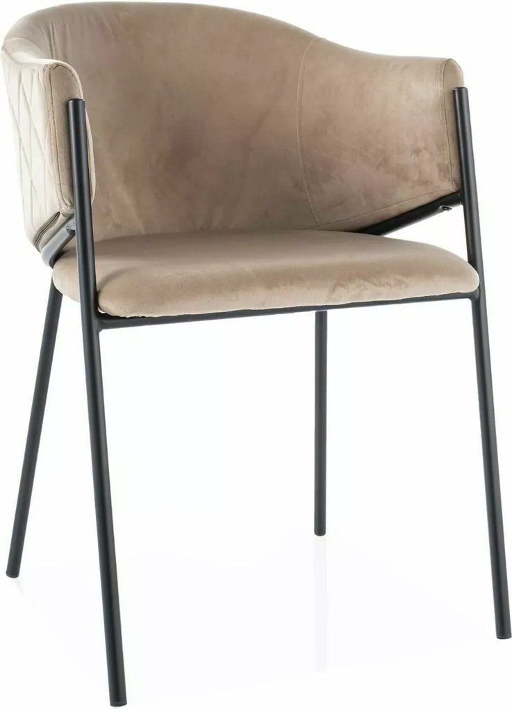 SI Stolička Bono Velvet béžová