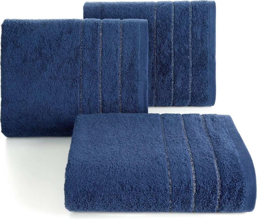 BAVLNENÝ UTERÁK DALI SADA 3KS 70X140 CM TMAVOMODRÁ