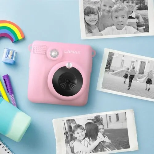 LAMAX InstaKid1 detský fotoaparát, ružová