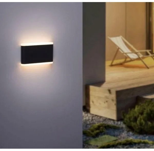 Paul Neuhaus 9483-13 - LED Vonkajšie nástenné svietidlo ELSA 2xLED/5,4W/230V IP65