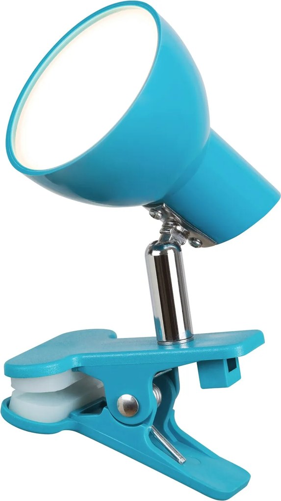 Rabalux NOAH LED lampička s klipom 5W | 360lm | 3000K - modrá