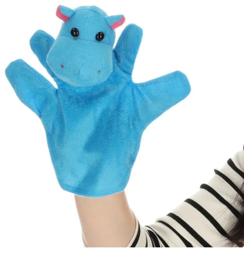 KIK Plyšový maskot hroch na ruku