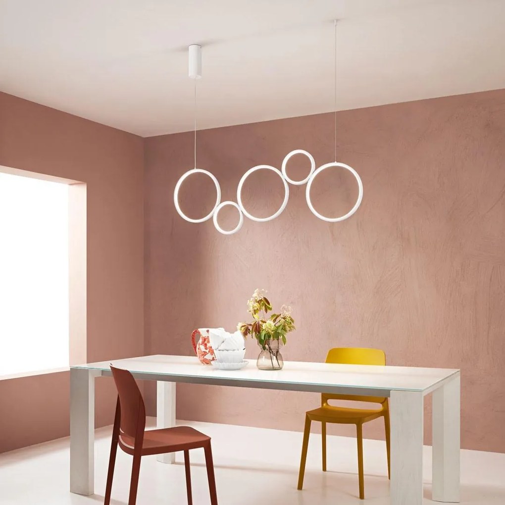 Moderné svietidlo FAN EUROPE FREDY závesné svietidlo 60W CCT LED-FREDY-S5