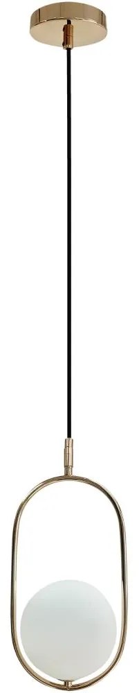 Luster na lanku CORDEL 1xG9/28W/230V zlatá