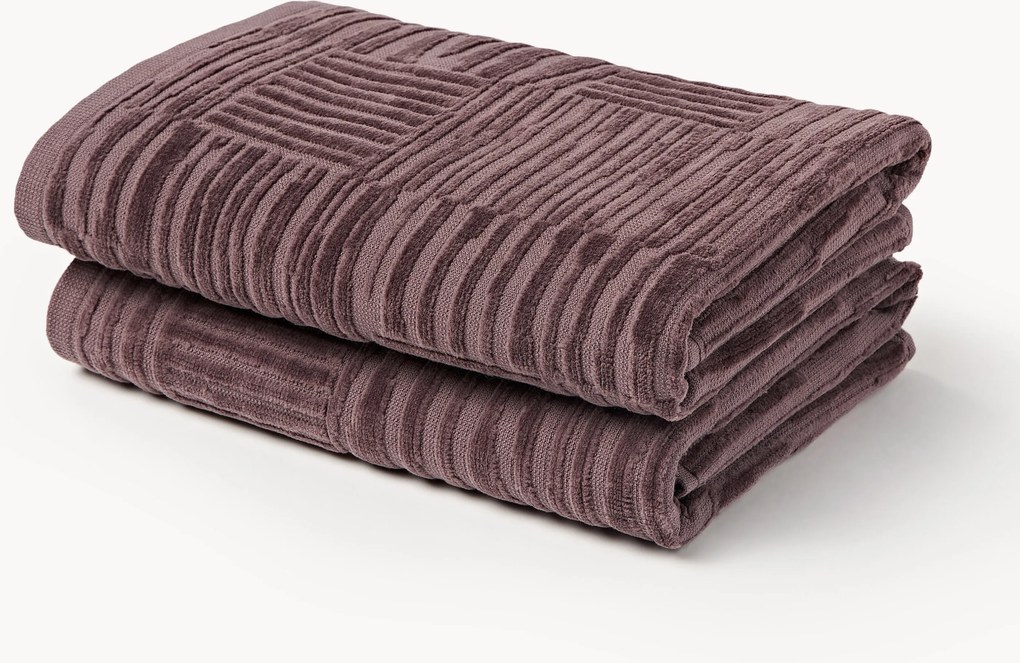 Zamatový uterák Petra, rôzne veľkosti