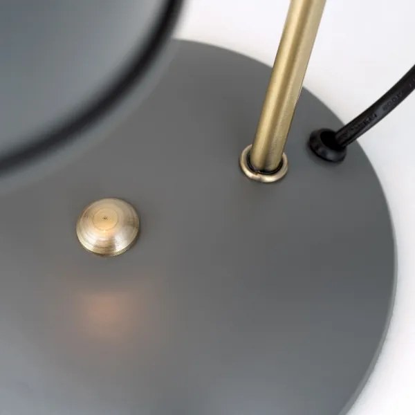 Orion - Stolná lampa FEDRA 1xE14/40W/230V sivá/mosadz