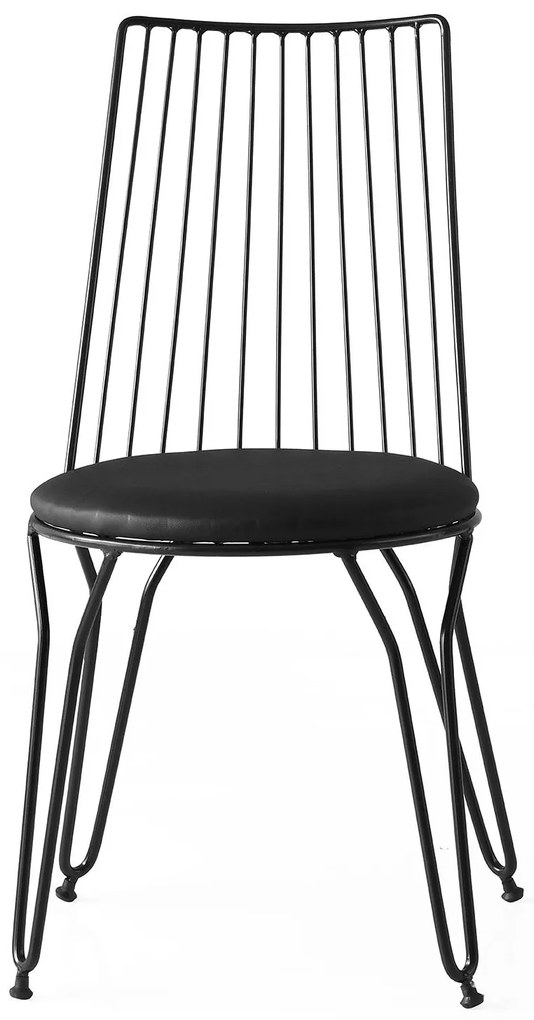Sada 2 ks jedálenských stoličiek Ada čierna