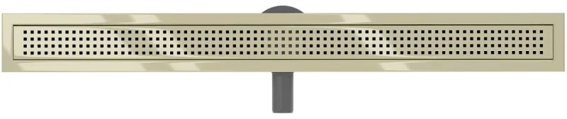 Mexen Flat 360°, nerezový sprchový žľab vzor M08 100 cm, zlatá lesklá, 1525100-40