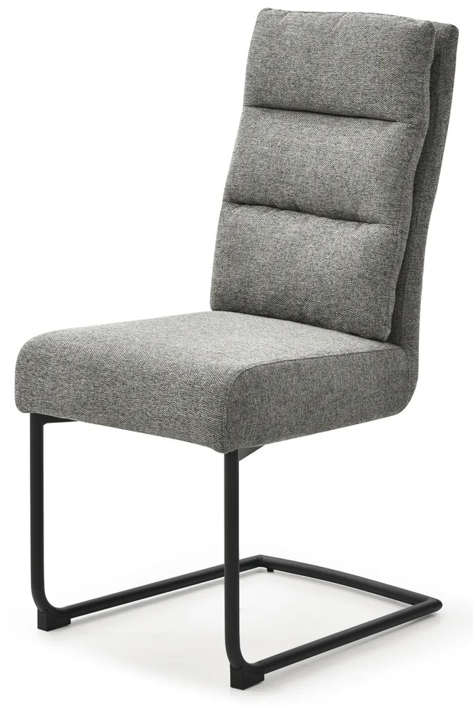 Stolička konzolová Comfort štruktúrovaný materiál sivá