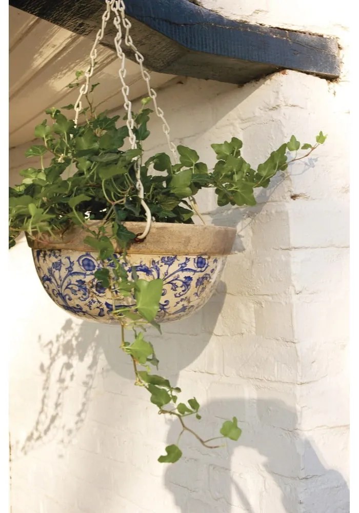 Keramický závesný a nástenný kvetináč ø 25,5 cm – Esschert Design