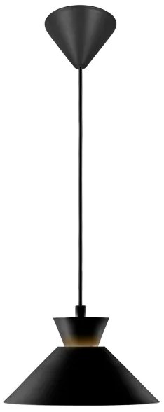 Nordlux - Luster na lanku DIAL 1xE27/40W/230V čierna