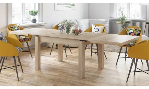 Rozkladací jedálenský stôl RALF dub sonoma pre 12 osôb