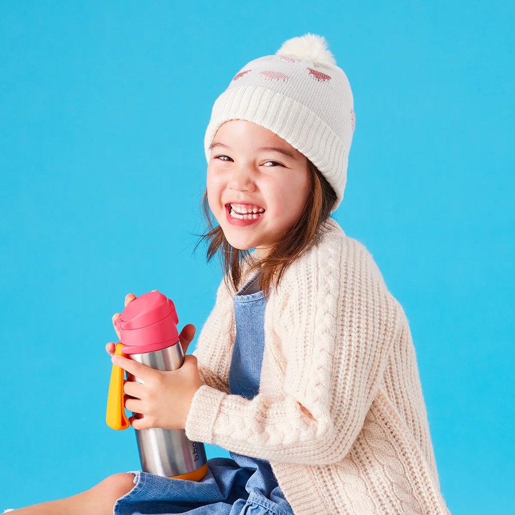 Termoska na pitie sport 500 ml - ružová/oranžová