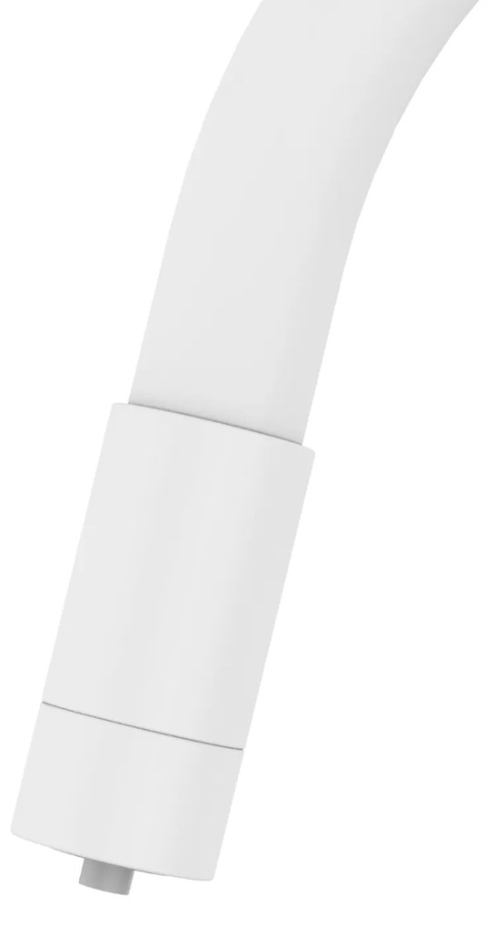 Invena Magic, stojanková drezová batéria s flexibilným ramenom a filtrom na pitnú vodu, biela matná, INV-BZ-02-F02-V