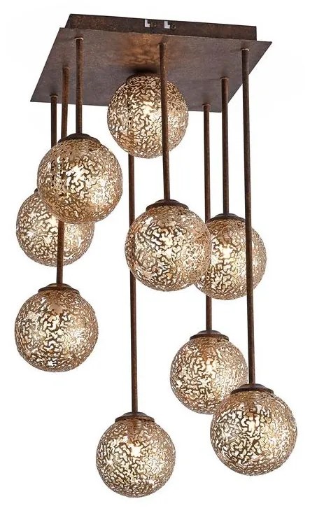 Paul Neuhaus 6238-48 - Luster na tyči GRETA 9xG9/40W/230V