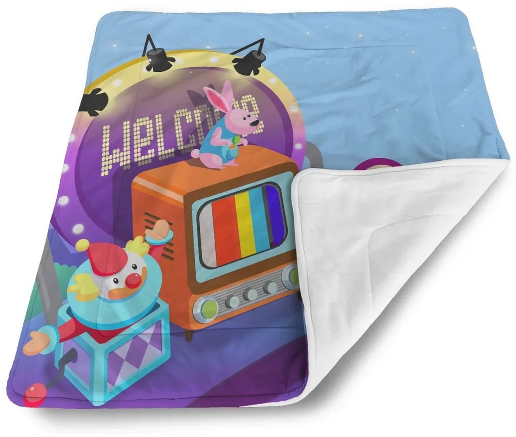 Sablio Deka pre bábätko Bus stop - 80x100 cm