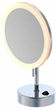 STEINBERG - LED kosmetické zrcátko se stojánkem, chrom (650 9300)