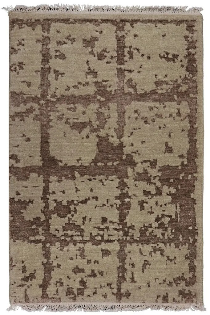 Ručne viazaný indický koberec Sirsa DC-4, 60x90, béžová, obývacia izba, Mujkoberec Original