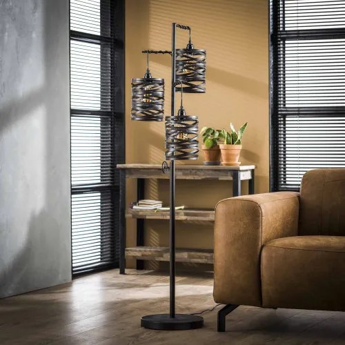 Stojaca lampa 82-93 3L Spindle - Komfort-nábytok