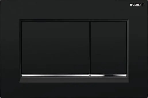 Geberit Sigma30 ovládacie tlačidlo plast čierny lesk 115.883.KM.1