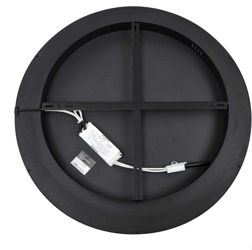 Dizajnové stropné svietidlo čierne s bielou farbou vrátane LED s 3-stupňovým stmievaním - Xavi