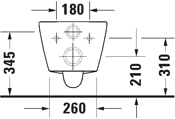 Duravit 49030900B2 - Závesné WC so sedátkom D-CODE keramika/lesklá biela