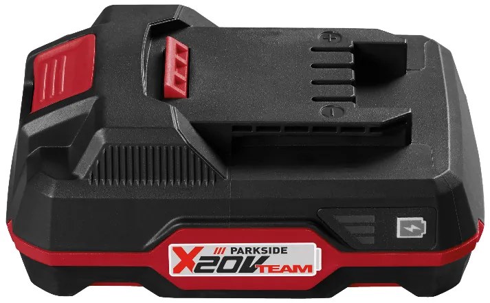 Parkside®  Aku reťazová píla Paks 20-Li E5 + Akumulátor 20 V/2 Ah + Nabíjačka 20 V/2,4 A  (800011462)