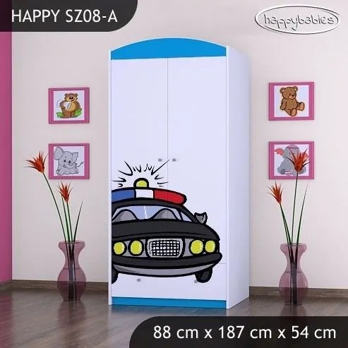 Detská skriňa POLÍCIA - TYP 8A