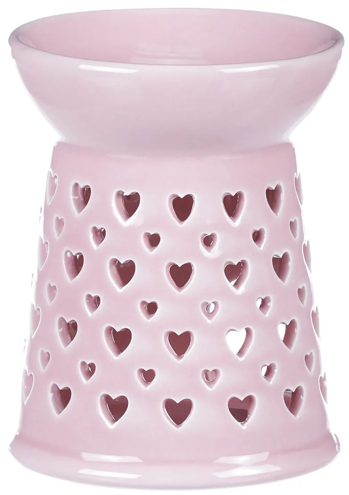 Autronic - Aroma lampa, porcelánová. Růžová barva. - ARK3611 PINK