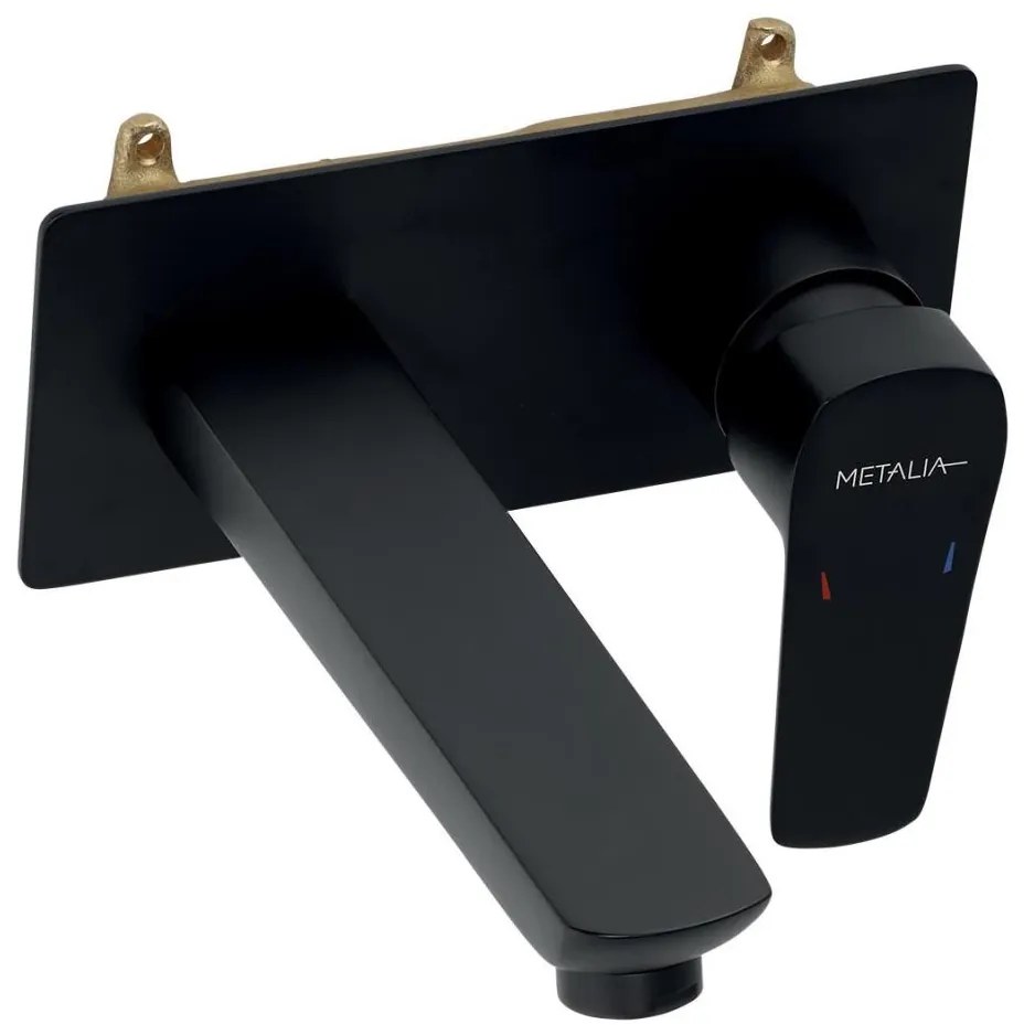 Novaservis - Umývadlová batéria na podom. inštaláciu METALIA ECO matná čierna