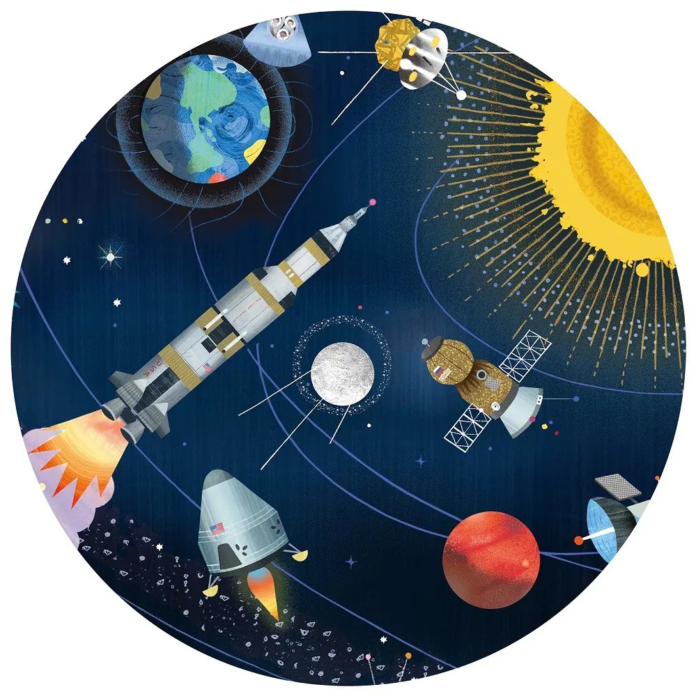 Vyhľadávacie puzzle s plagátom - Vesmír - 200 ks