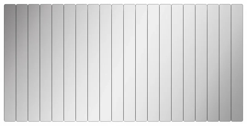 Zrkadlo Rectangular Stripe 5 x 40 cm, 20 ks