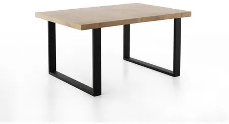 Konferečný stolík STAS - dub sonoma/čierna
