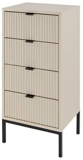 Livarno home Komoda so 4 zásuvkami, 40 x 33 x 84,9 cm  (100385818)