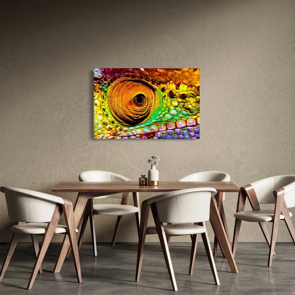 Obraz - Chameleon (90x60 cm)