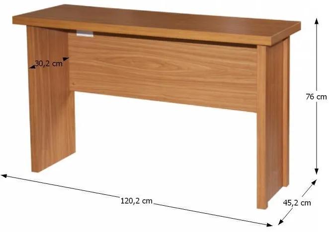 Kondela Písací stôl OSCAR T02, čerešňa americká