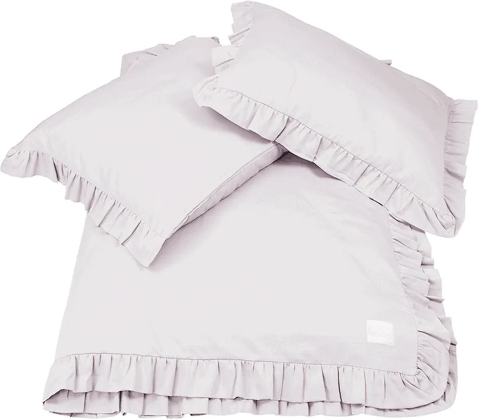 Posteľná bielizeň s volánom – slabo fialová Margaret od 140x200 cm 140x200 cm